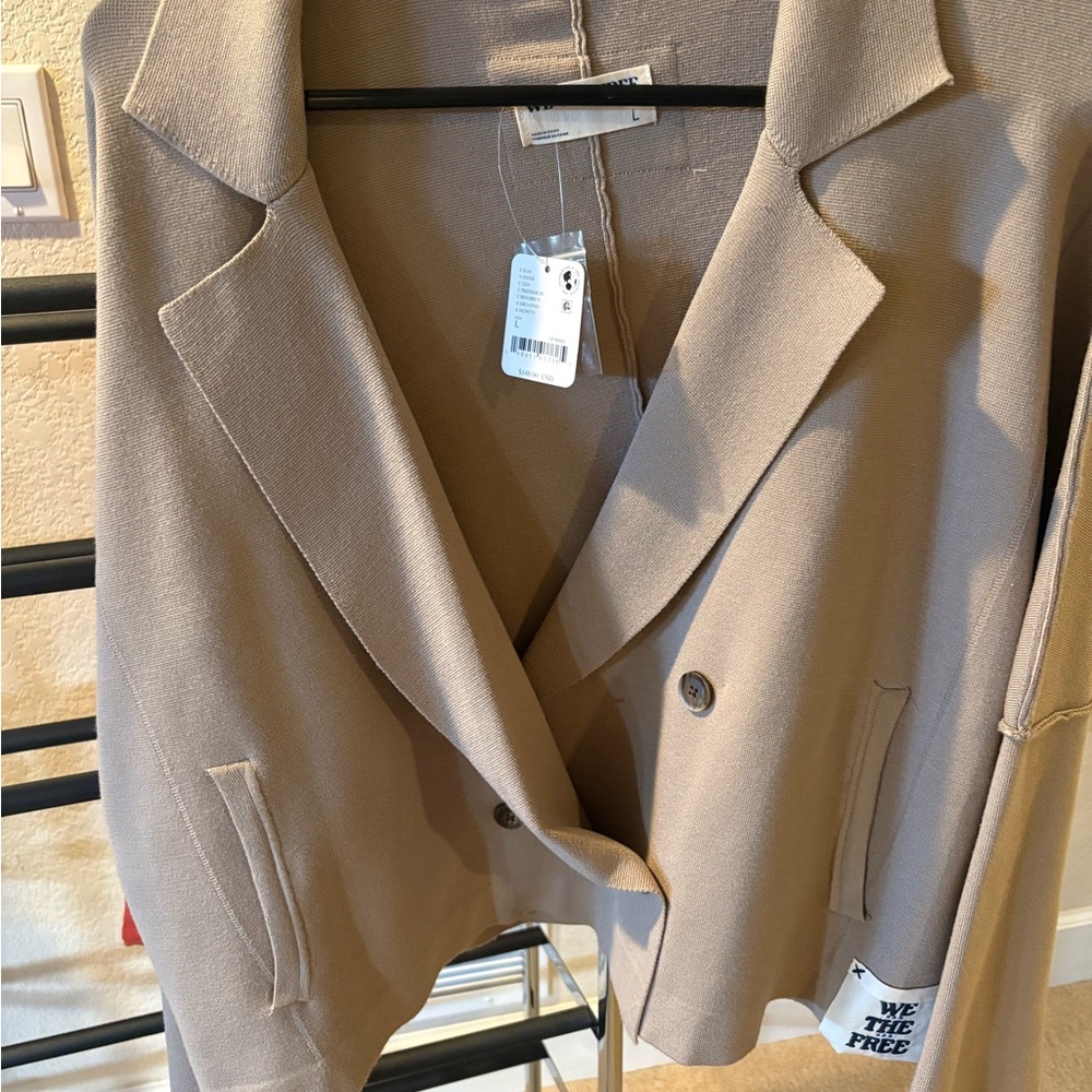 We The Free Women's Beige Blazer